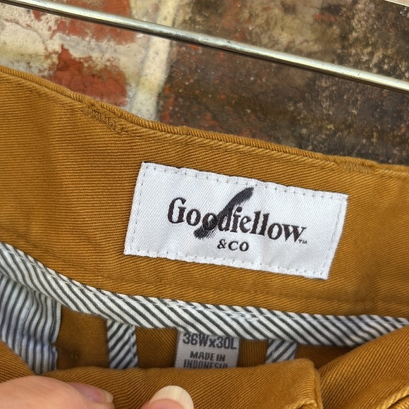 Goodfellow and Co. Mustard Slim Chino Pants - Picture 6 of 13